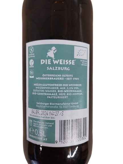 Die Bio Weisse glutenfrei
