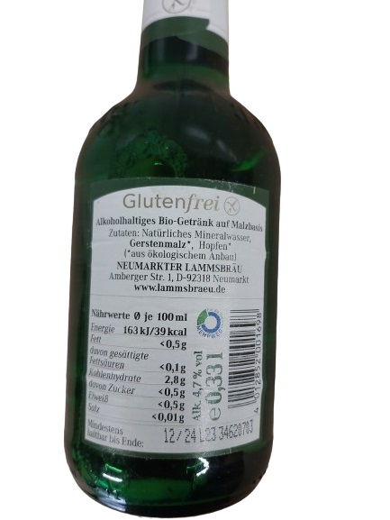 Lammsbräu glutenfrei